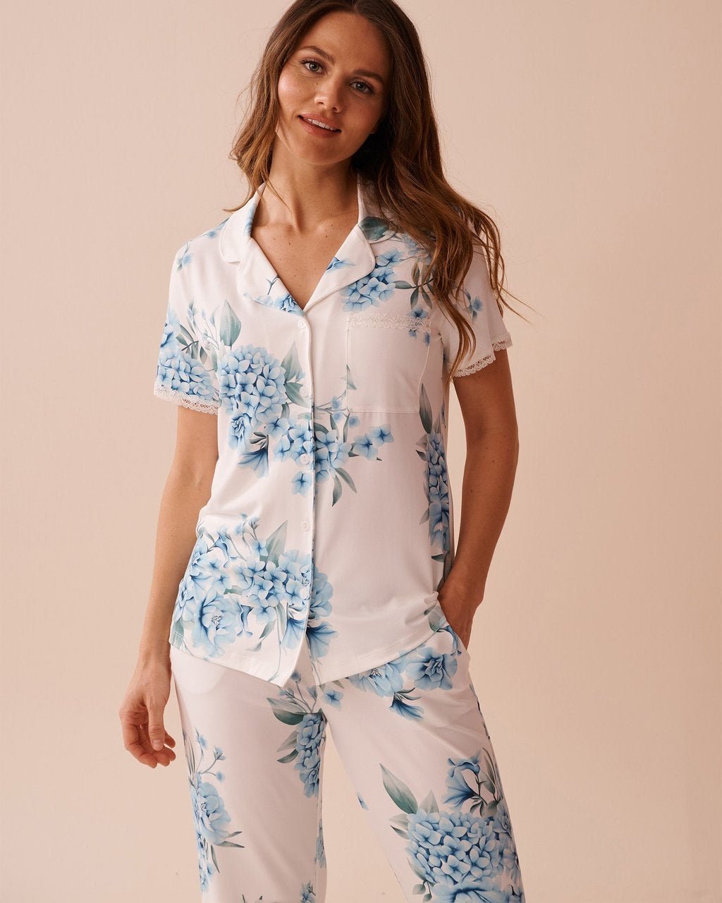 Hydrangea Button-Down Shirt