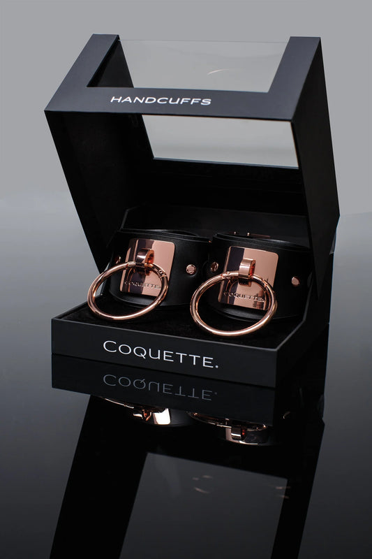Vegan Leather Handcuffs (Black)