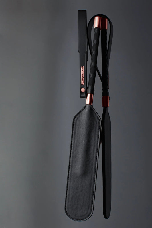 Vegan Leather Paddle (Black)