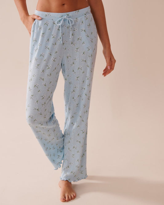 Floral Print Pajama Pants