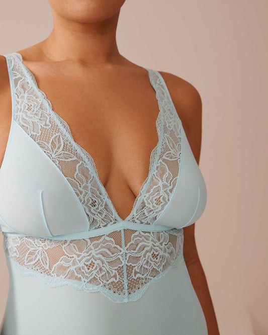 Lace Plunge Teddy